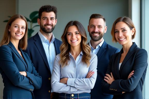 A professional and diverse group photo of the Veridian Keystone team.